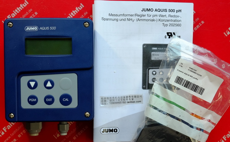 Jumo 00491075 JUMOph value controller 202560/20-888-000-000-000-25/000 AQUIS 500 pH/Rd