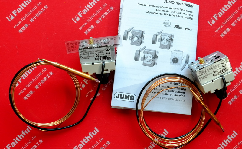 Jumo 60002994 JUMO new temperature sensor heatTHERM 602031/80 100 degrees