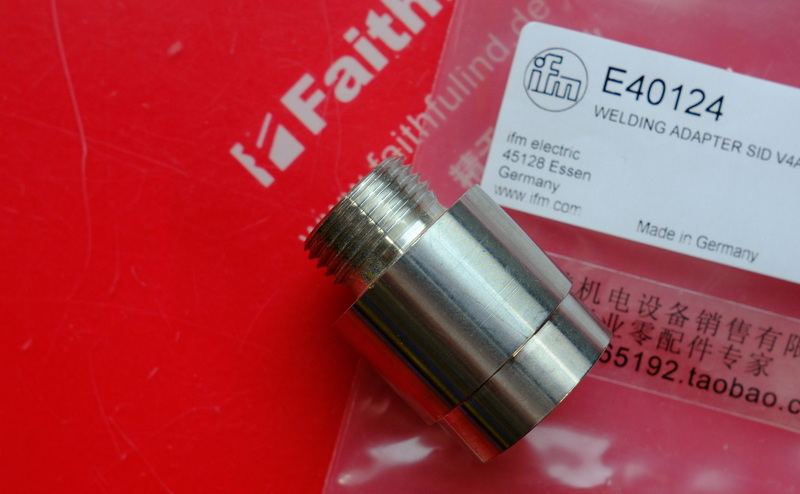 Ifm E40124 IFM new welded pipe joint WELDING ADAPTER SID V4A