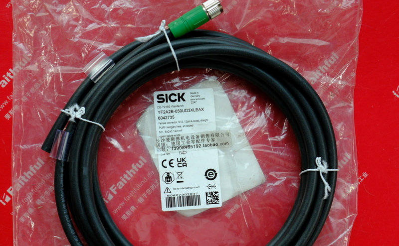 Sick YF2A2B-050UD3XLEAX SICK Cable 6042735 M12 12 Core 5 m Shielded