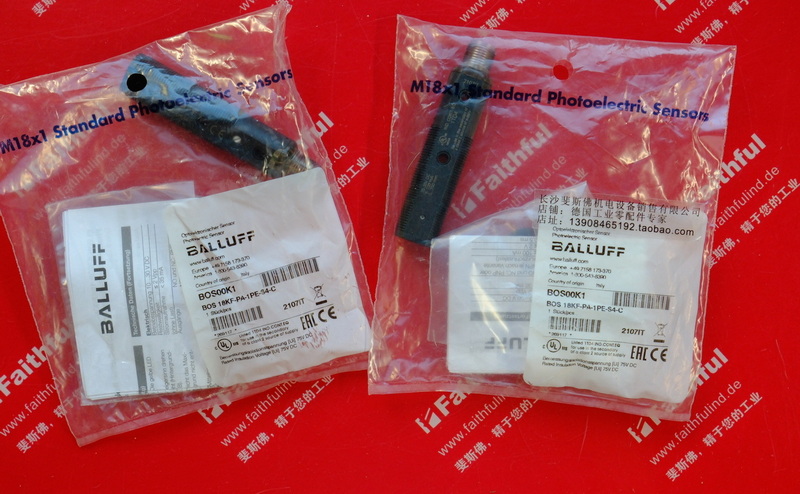 Balluff BOS00K1 BALLUFF Diffuse Sensor BOS 18KF-PA-1PE-S4-C