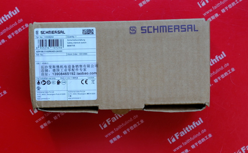 Schmersal 133006292 SCHMERSAL Safety Switch AZM190-11/02RKAE0-24VDC